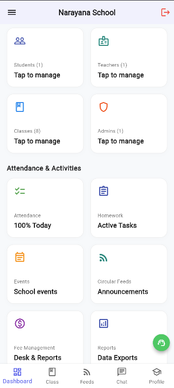 CampusCircle Control Dashboard Preview